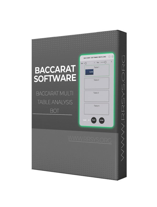 Baccarat software bot