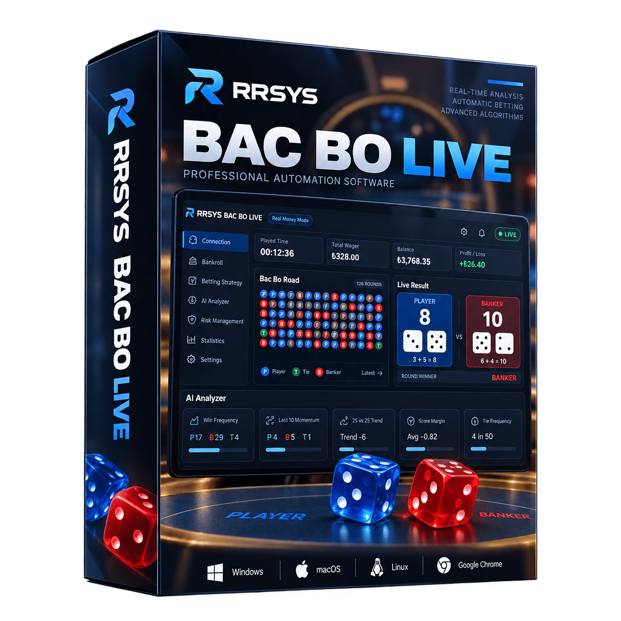 RRSYS BAC BO LIVE Yazılım Kutusu RRSYS BAC BO LIVE Yazilim Kutusu